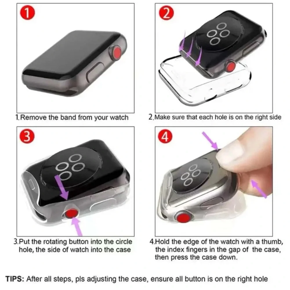 4pk Watch Screen Protector
